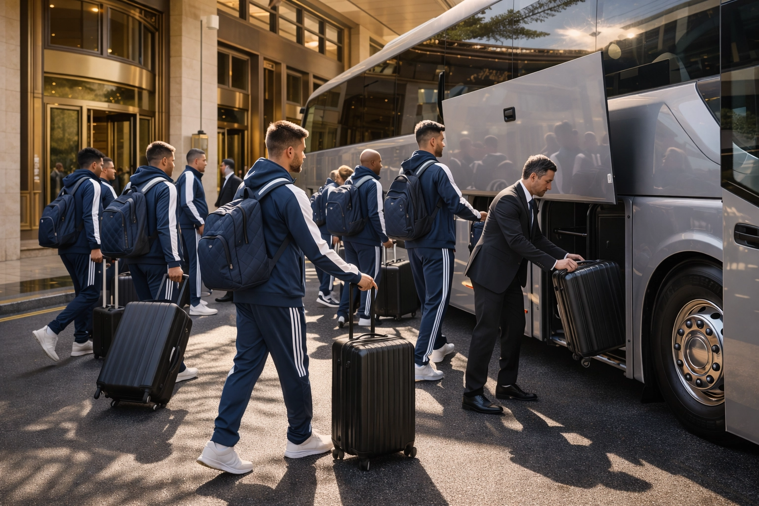 Receptivo e suporte local para equipes esportivas